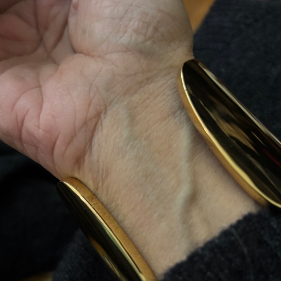 Trina Turk Gold Bracelet with Green and Brown Accents - Picture 4 of 4